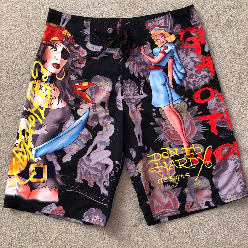 Ed Hardy Swim Trunks